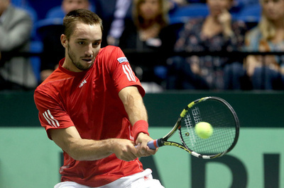 ジョコビッチが勝利、セルビアは米国と1勝1敗 デビス杯