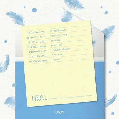 LUCY、5thミニアルバム「FROM.」新たなアルバムスケジューラー公開