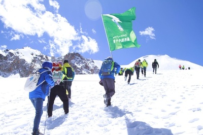 チベットで雪山体験に挑戦