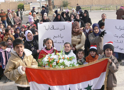 フセイン元大統領処刑から1年、支持者が追悼の意