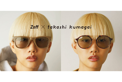 「Zoff×タカシ クマガイ」コラボサングラス初登場