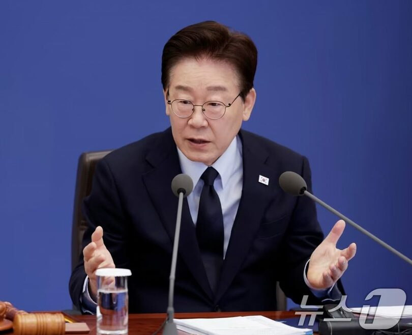 韓国のイ・ジェミョン（李在明）大統領(c)news1