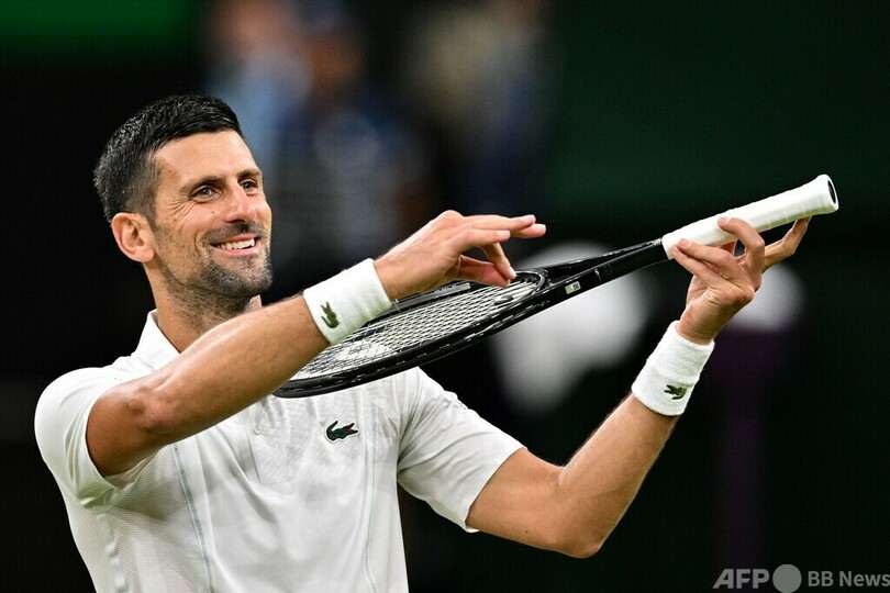 ジョコビッチ、GS通算60度目の8強入り ウィンブルドン