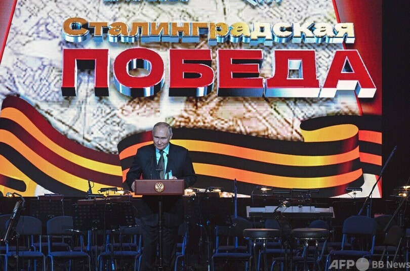 プーチン氏、ウクライナ侵攻を第2次大戦と重ねる 核使用示唆