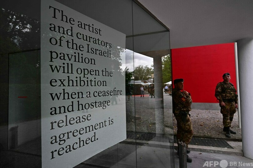 伊ビエンナーレのイスラエル館出品作家、停戦訴え会場閉鎖