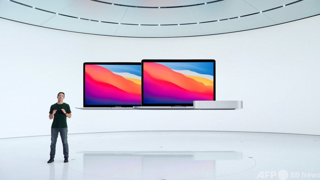 アップル、「Mac」シリーズ3機種発表 自社製チップ搭載 アップル、「Mac」シリーズ3機種発表 自社製チップ搭載
