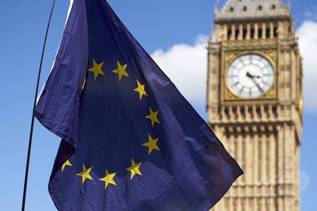 英国のEU離脱、「全般的な計画なし」 流出文書で指摘 英国のEU離脱、「全般的な計画なし」 流出文書で指摘