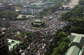 台湾・台北（Taipei）の総統府前で行われたデモの様子（2014年3月30日撮影）。(c)AFP/Sam Yeh