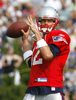 練習に臨むQBトム・ブレイディ（%%Tom Brady%%）。(c)AFP/Getty Images Jim Rogash