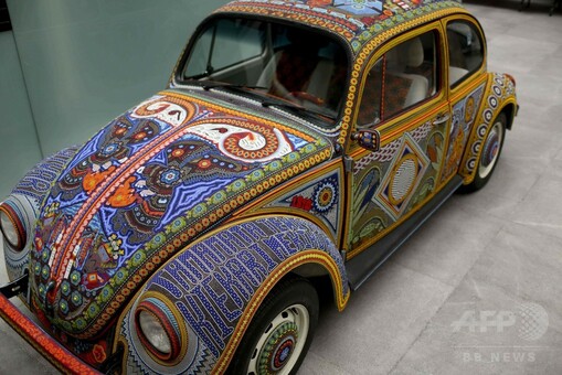 先住民が227万7000個のビーズで飾ったVW車、メキシコ 写真13枚 国際