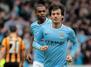 シルバ ジェコのゴールでマンチェスター シティが勝利 写真10枚 ファッション ニュースならmode Press Powered By Afpbb News