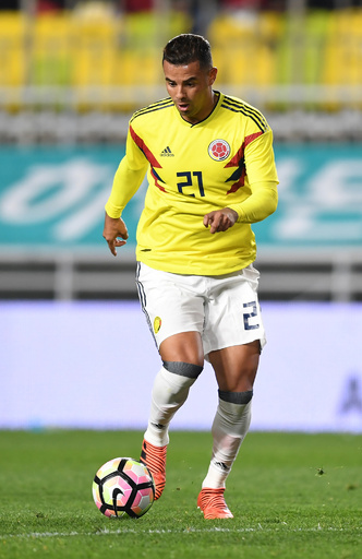 コロンビア代表MF、韓国戦での差別的行為で5試合出場停止