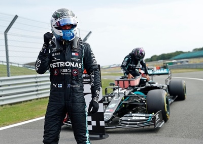 「良い気分」、ボッタスがハミルトン上回りPP獲得 70周年記念GP