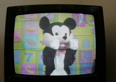 反イスラエルをテレビから呼びかける「ミッキー・ハマス」 - パレスチナ自治区