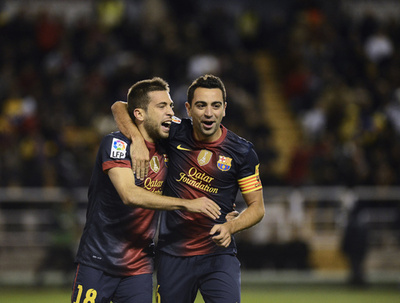 シャビとアルバ、ビラノバ監督がPSG戦のチームに帯同