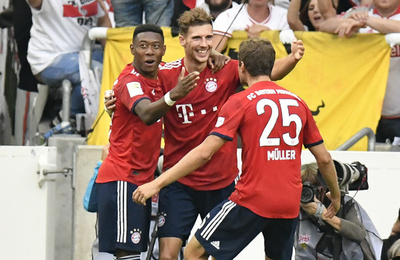 バイエルンが3発快勝、ゴレツカが移籍後初得点