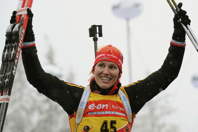 ウィルヘルム 第6戦女子7.5キロメートル・スプリントを制す