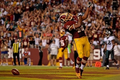 イーグルスがレッドスキンズに勝利