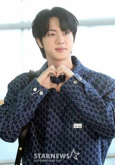 BTSジン、「スターランキング」で3位