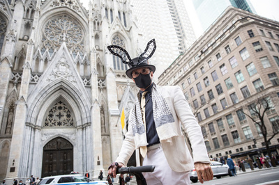 今年もひっそりバーチャル開催 米NY「イースターパレード」