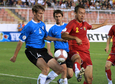 ＜サッカー 欧州選手権2008・予選＞マケドニアvsエストニアは引き分け