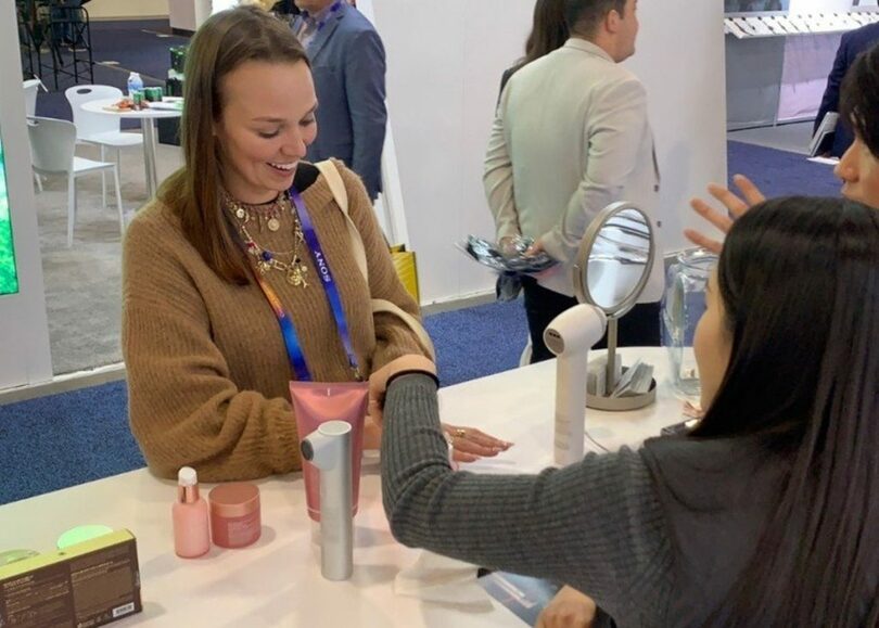 CES 2025で展示されたAPRのブース=APR提供(c)news1
