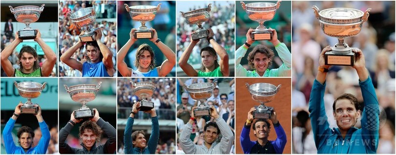 通算11度目の全仏制覇を果たしたナダル、フェデラー超えは「考えていない」