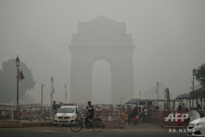 近年で最悪レベルの大気汚染 学校や航空便にも影響 インド首都 写真9枚 国際ニュース Afpbb News