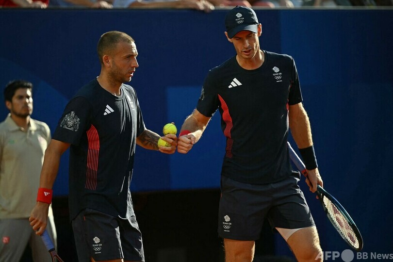 引退表明のマレー、錦織/ダニエル組に勝利 パリ五輪テニス男子複