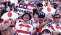 ラグビーW杯フランス大会、プールD、日本対チリ。試合開始を待つ日本サポーター（2023年9月10日撮影）。(c)CHARLY TRIBALLEAU / AFP