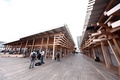 東京五輪の選手村の交流施設「ビレッジプラザ」の外観（2021年6月20日撮影）。(c)Behrouz MEHRI/ AFP