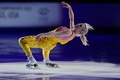 フィギュアスケート四大陸選手権、エキシビション。演技に臨む米国のアンバー・グレン（2023年2月12日撮影）。(c)Geoff Robins / AFP
