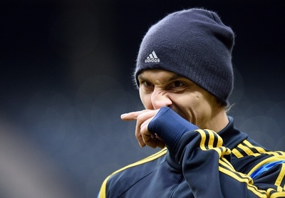 スウェーデン代表、ポルトガルとの決戦控え調整 W杯欧州プレーオフ