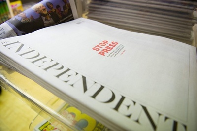 英インディペンデント、最後の印刷版を発行 紙媒体30年の歴史に幕