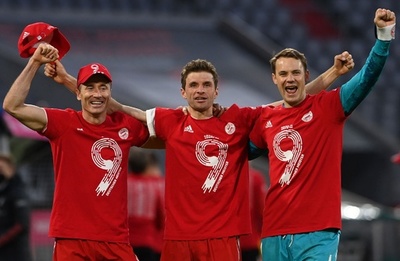 バイエルンがブンデス9連覇 早くもV10に照準