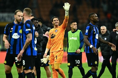 インテル快勝で首位独走 2位ユベントスに15ポイント差