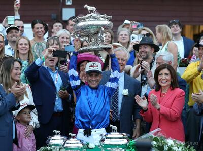 ソヴリンティがベルモントS優勝 米クラシック2冠達成