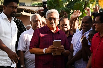 スリランカ大統領選、前任者の実弟が勝利 公式結果発表