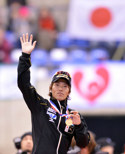 長島が男子500m制す、小平は女子3位 スピードスケートW杯