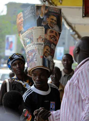 ケニアでは村も街もオバマ氏勝利祈念、模擬投票も実施