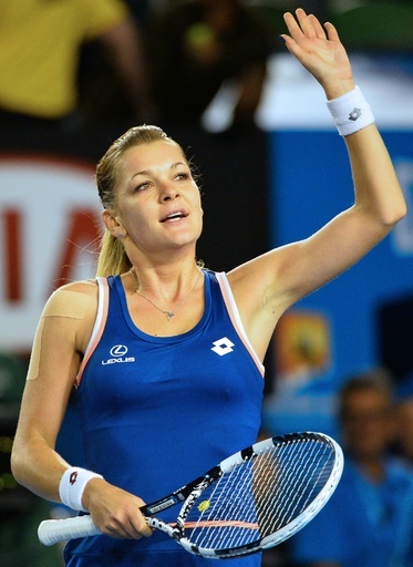 ラドワンスカ、圧勝で5度目の8強入り 全豪オープン