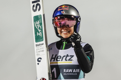 高梨沙羅が今季初勝利、通算100度目のW杯表彰台