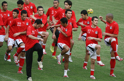 エジプト カメルーンとの決勝に向け最終調整