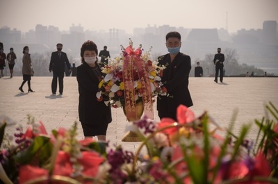 故金日成主席の生誕記念日、新型コロナで今年は控えめ 北朝鮮