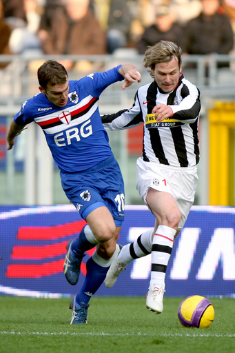 ユベントス ホームでサンプドリアとスコアレスドロー