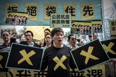 香港政府、行政長官選の指針発表 民主派に譲歩せず