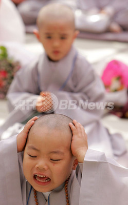 子供たちが寺の修行僧体験 韓国 写真5枚 ファッション ニュースならmode Press Powered By Afpbb News