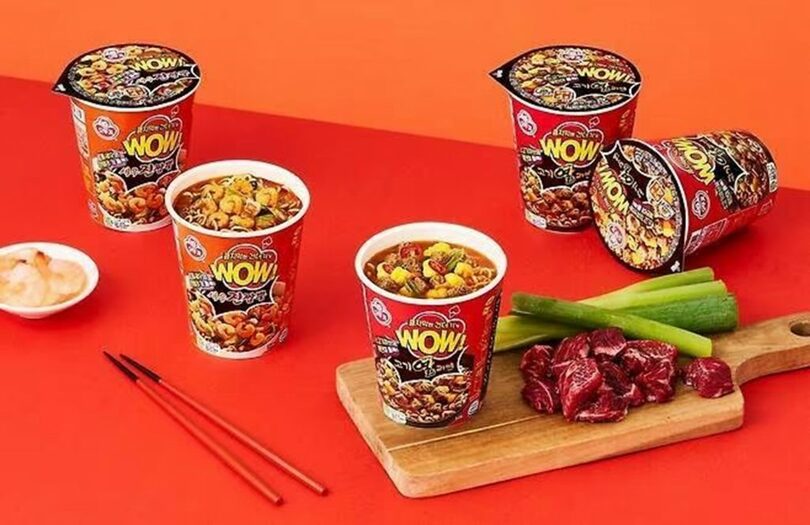 オットゥギが発売した新作ラーメン「WOW」シリーズ＝オットゥギ(c)news1