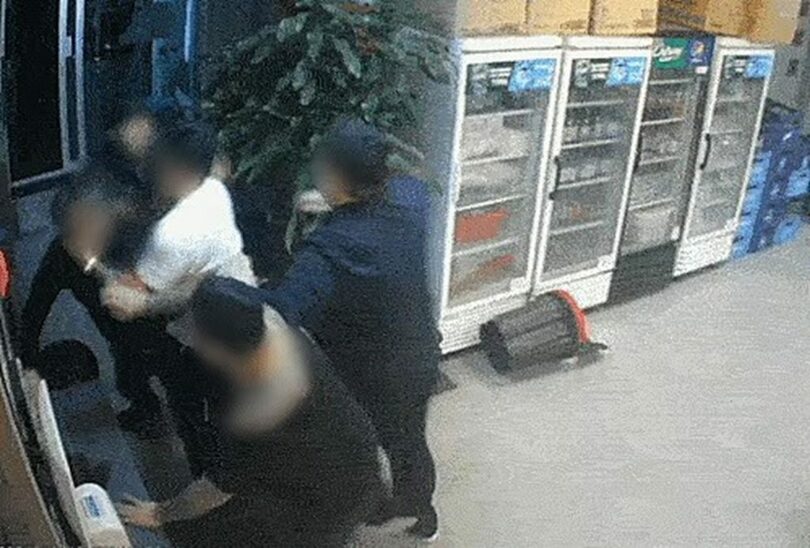 飲食店内の監視カメラ映像＝仁川地検提供(c)MONEYTODAY