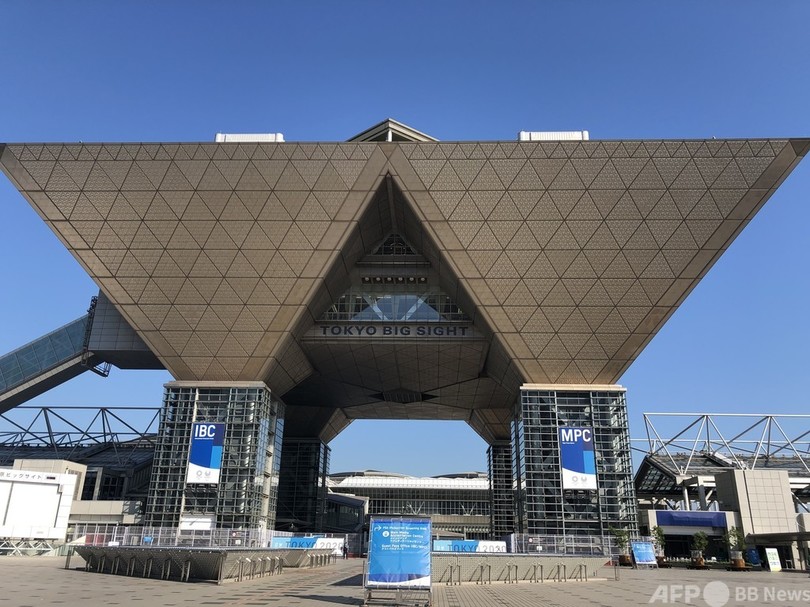 バランスボール、カフェイン、ずらりとカメラ…AFPの五輪取材拠点